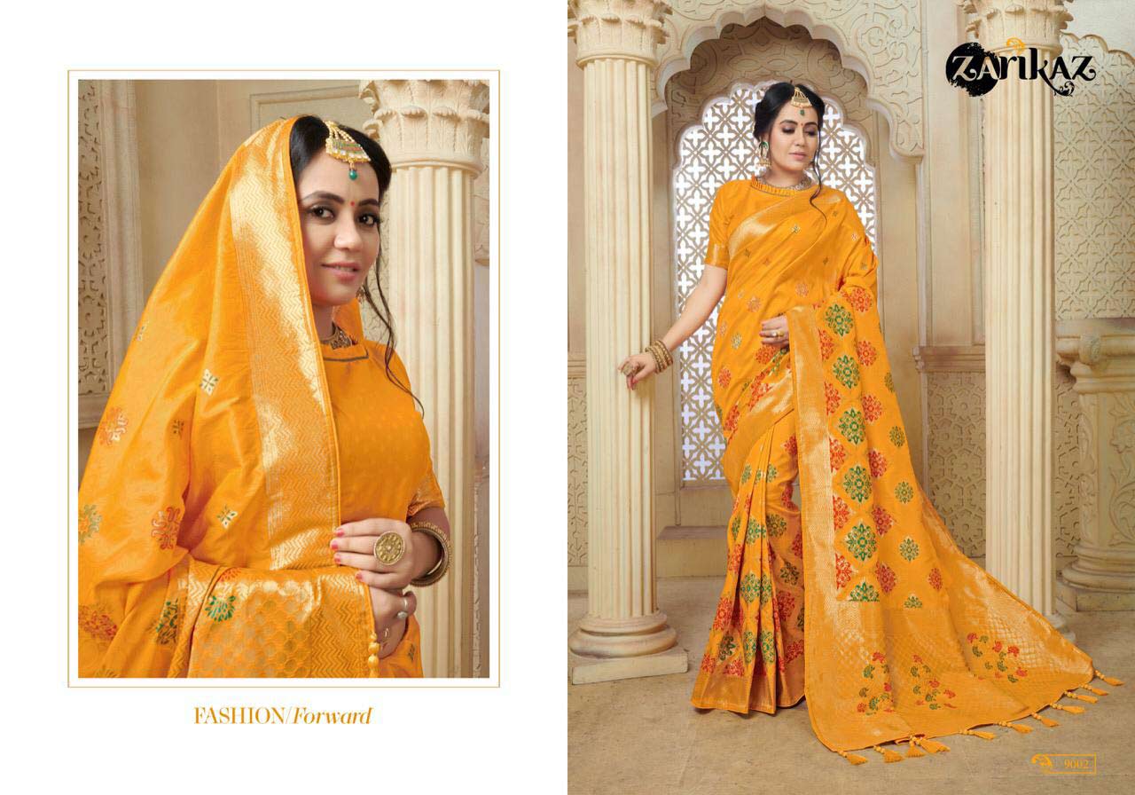 Pihuu Vol-9 The Kazo Banarasi Art Silk Saree Pihuu Vol-9 The Kazo Banarasi Art Silk Saree
